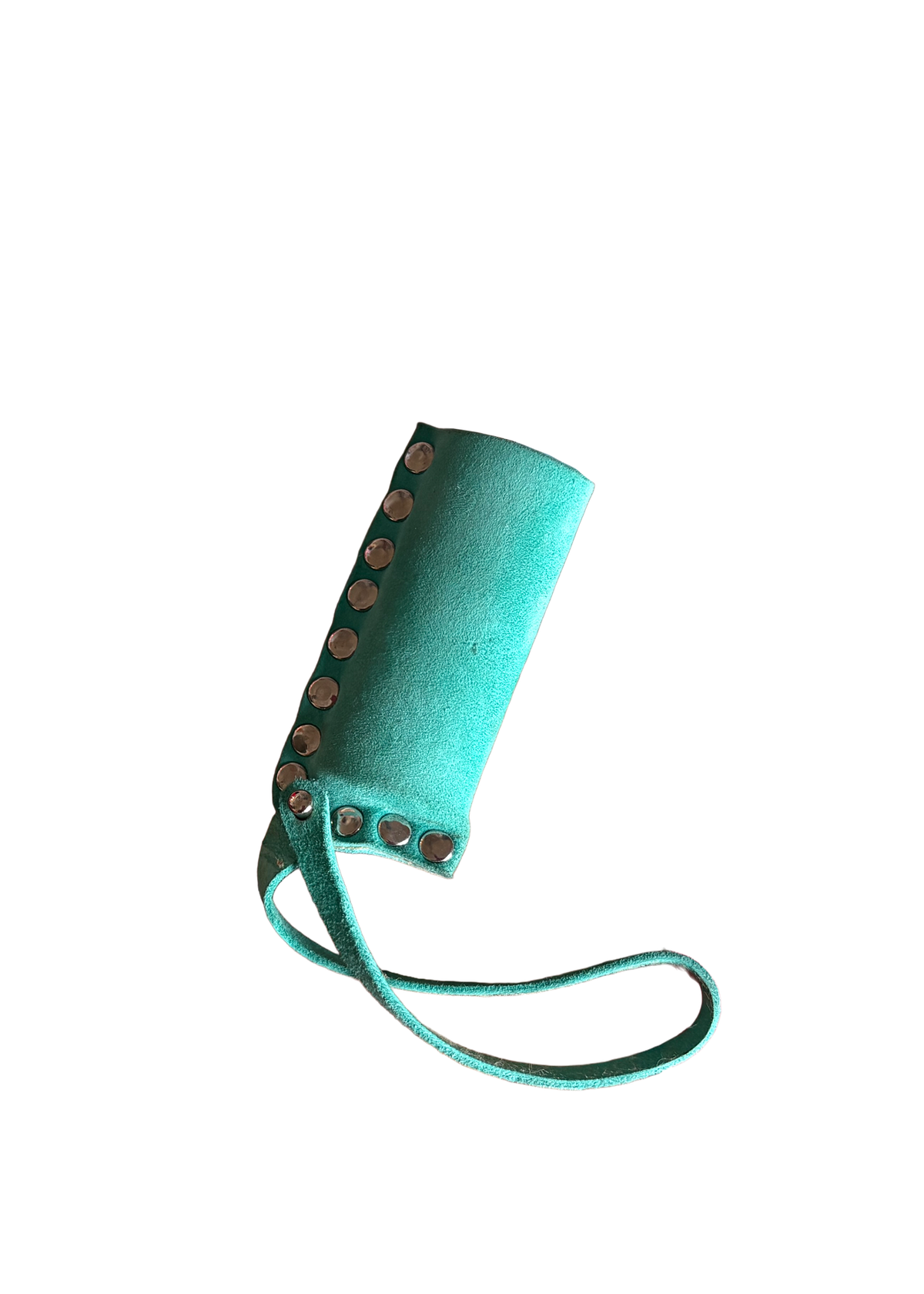 Turquoise leather case